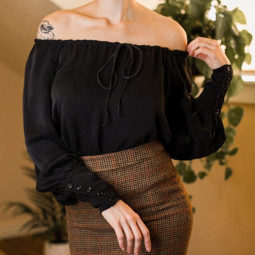 SOLD - Yves Saint Laurent Blouse